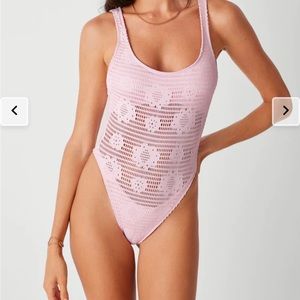 Frankie’s Bikinis x Pamela Anderson Pamela Cheeky One Piece Swimsuit